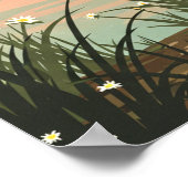 Vintage Conroe Texas Poster (Ecke)