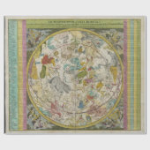 Vintage-Constellation-Wrapapier Geschenkpapier (Flach)