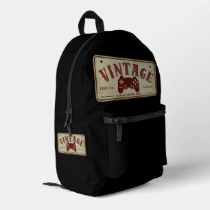 Vintage Controller Limitierte Edition Originalteil Bedruckter Rucksack