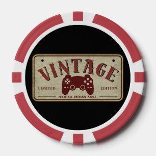 Vintage Controller Limitierte Edition Originalteil Pokerchips