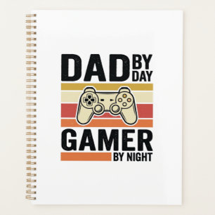 Vintage-Controller-T-Shirt-Design für Papa Gamer_1 Planer