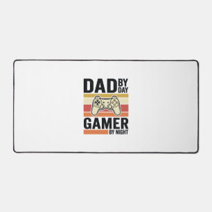 Vintage-Controller-T-Shirt-Design für Papa Gamer_1 Schreibtischunterlage