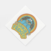 Vintage Cookie Monster | Cookie Frenzy Serviette (Ecke)