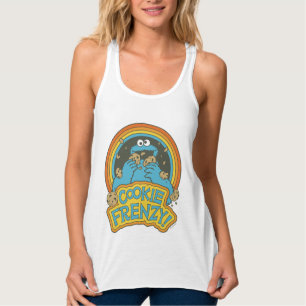 Vintage Cookie Monster Cookie Frenzy Tank Top