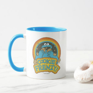 Vintage Cookie Monster Cookie Frenzy Tasse