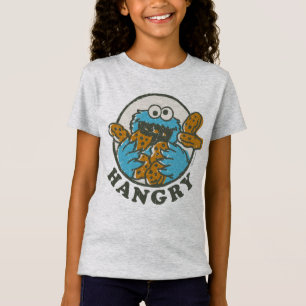 Vintage Cookie Monster Hungrig T-Shirt