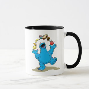 Vintage Cookie Monster Jonglieren Tasse