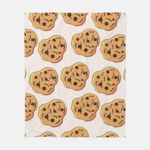 Vintage Cookies nahtlos. Handgezogene Krankheit Fleecedecke