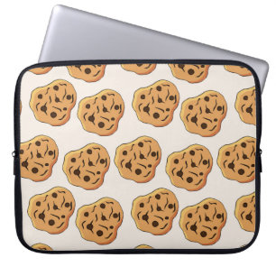Vintage Cookies nahtlos. Handgezogene Krankheit Laptopschutzhülle