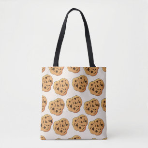 Vintage Cookies nahtlos. Handgezogene Krankheit Tasche