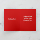 Vintage Cookies Weihnachtskarte Feiertagskarte (Innenseite)