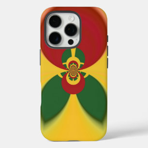 Vintage COOL CUTE RETRO Jamaicans Raster Geschenk iPhone 16 Pro Hülle