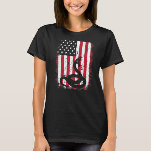 Vintage Coole Schlange Tier Retro US-amerikanische T-Shirt