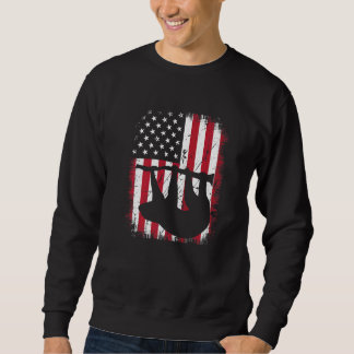 Vintage Coole Sloth Animal Retro US-amerikanische Sweatshirt