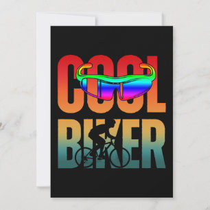 Vintage Cooler Biker Einladung