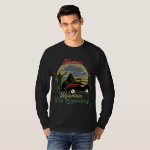 vintage cooler Lagerfeuer Wanderung Berg Roadtrip T-Shirt