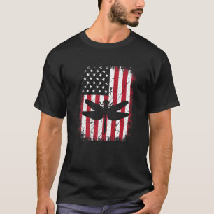 Vintage Cooler Libelle Tier Retro USA Amerikanisch T-Shirt