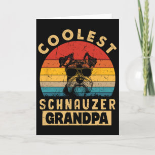 Vintage Coolster Schnauzer Opa Lustige Geschenke H Karte