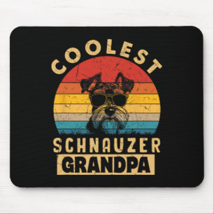 Vintage Coolster Schnauzer Opa Lustige Geschenke H Mousepad