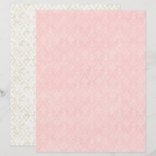 Vintage Coquette Damast Scrapbook Papier