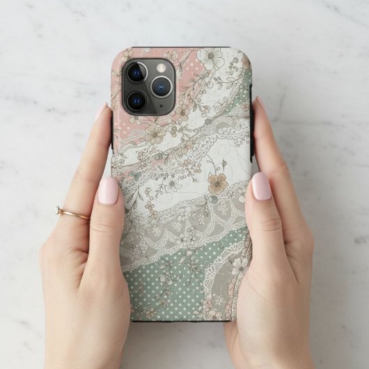 Vintage Coquette iPhone Case | Delicate Floral
