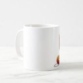 Vintage Cordy Weiß-Tasse Kaffeetasse (Vorderseite Links)