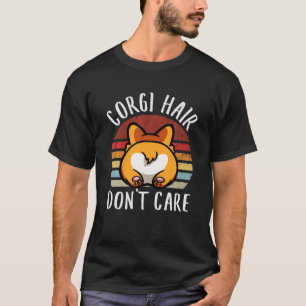 Vintage Corgi Hair Dont Care, Hund Liebe-R Vater M T-Shirt
