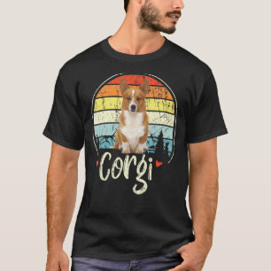 Vintage Corgi Männer Frauen Kinder T-Shirt