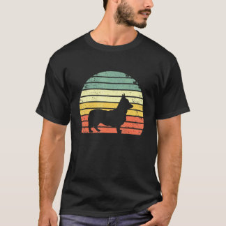Vintage Corgi Retro Hund Tee