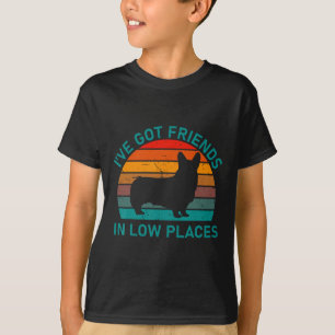 Vintage Corgi Retro Lustiger Hundsspruch für Väter T-Shirt