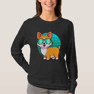 Vintage Corgi T-Shirt für Kinder Junge Mädchen Cor