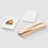 Vintage Corgi Volleyball Retro-Sonnenuntergang-Vek Fächer (Non-assembled)