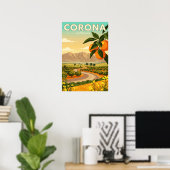 Vintage Corona California Poster (Heimbüro)