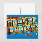 Vintage Corpus Christy TX Postkarte (Vorne/Hinten)