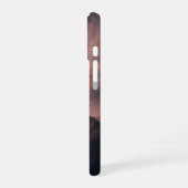 Vintage Cosmic Landscape iPhone 16 Hülle (Linke Seite)