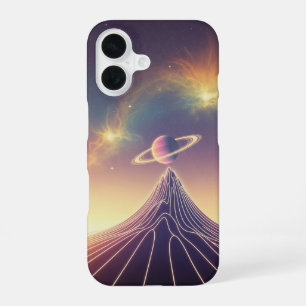 Vintage Cosmic Ridge iPhone 16 Hülle