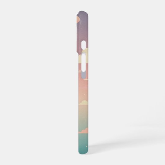 Vintage Cosmic Sky iPhone 16 Hülle (Linke Seite)