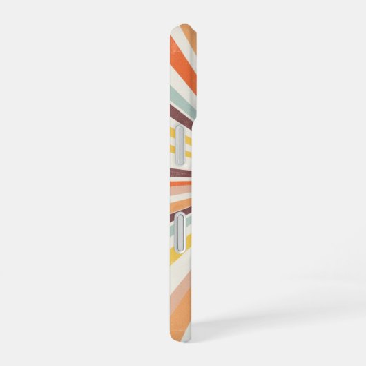 Vintage Cosmic Sun iPhone 16 Hülle (Rechte Seite)