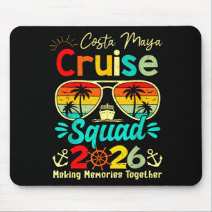 Vintage Costa-Maya Kreuzfahrt-Gruppe 2026 Kreuzfah Mousepad