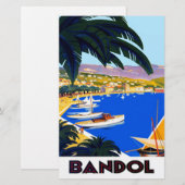 Vintage Cote D'Azur Briefpapier (Vorne/Hinten)