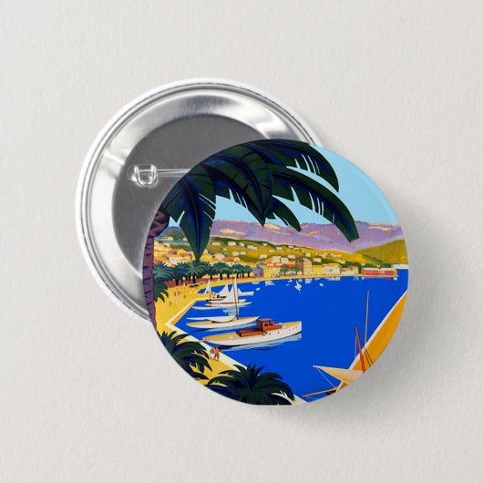 Vintage Cote D'Azur Button (Vorne & Hinten)