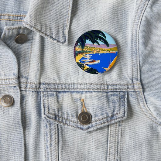 Vintage Cote D'Azur Button (Beispiel)