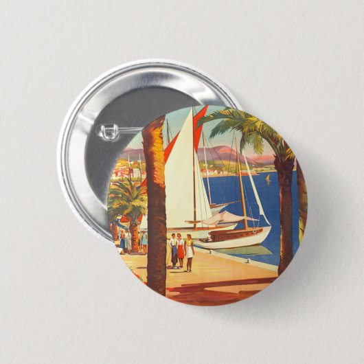 Vintage Côte d'Azur Button (Vorne & Hinten)