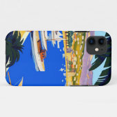Vintage Cote D'Azur Case-Mate iPhone Hülle (Rückseite (Horizontal))