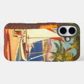 Vintage Côte d'Azur Case-Mate iPhone Hülle (Rückseite (Horizontal))