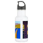 Vintage Cote D'Azur Edelstahlflasche (Rückseite)