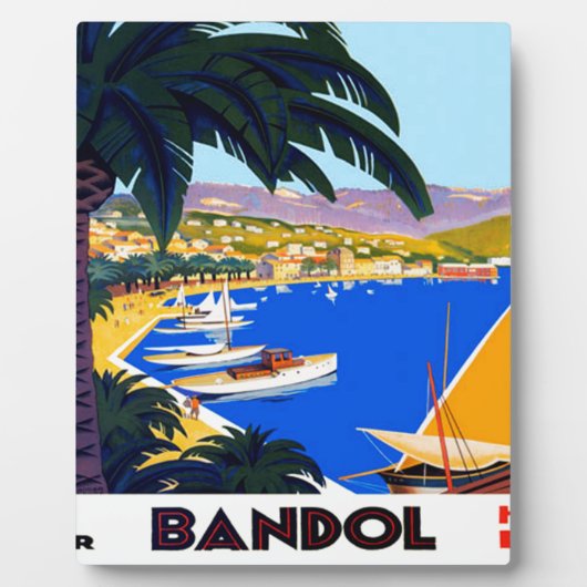 Vintage Cote D'Azur Fotoplatte (Vorderseite)