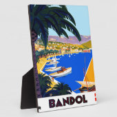 Vintage Cote D'Azur Fotoplatte (Seite)