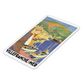 Vintage Côte d'Azur, Frankreich - Magnet (Linke Seite)