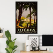 Vintage Côte d'Azur, Frankreich - Poster (Heimbüro)